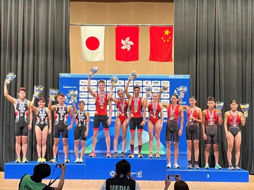 港大精英運動員在亞洲U23及青少年三項鐵人錦標賽獲得佳績